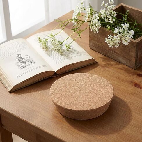 Large Cork Stoppers 4.7~5.5 Inch Tapered Cork Lids Corks Bottle Stoppers Soft Wood Replacement Corks Plugs for Glass Bottles Canning Jars Kitchen Wedding Favor (5.51 × 4.72 × 1.18 Inch） in Saudi Arabia