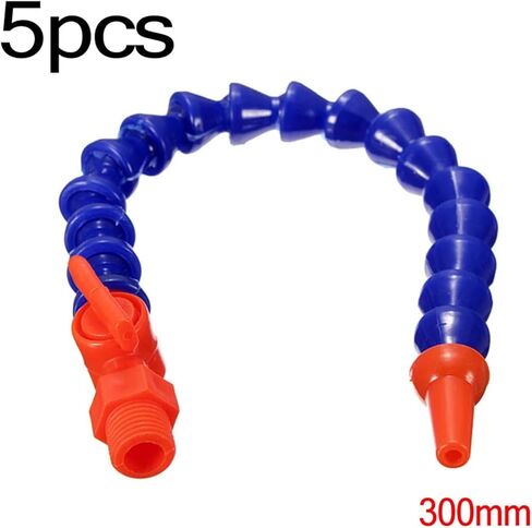 Flexible Coolant Pipes 5pcs Corrosion-resistant For CNC Hose Replacement Set.300mm W/Switch Water in Saudi Arabia