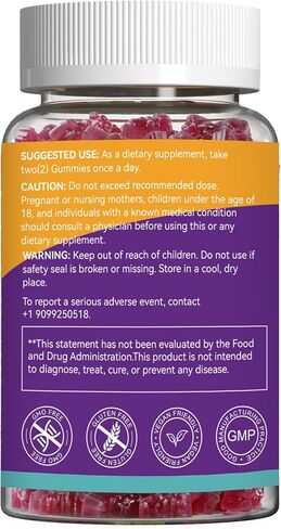 2 Pack Quercetin Gummies, 1000mg Quercetin with Bromelain Zinc Elderberry, Immune & Antioxidant Support, Vegan Gummies for Adults & Kids, 120 Count in Saudi Arabia