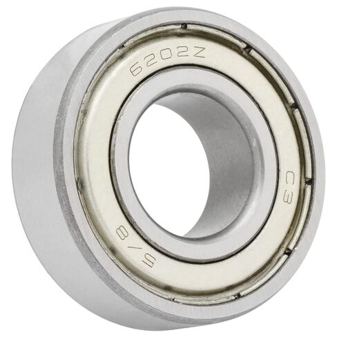 [10 عبوات] 6202-ZZ 5/8 - محمل كروي شعاعي ذو أخدود عميق 0.625 بوصة × 1.378 بوصة × 0.4331 بوصة (ID × OD × العرض) | 15.875 ملم × 35 ملم × 11 ملم (القطر الخارجي × العرض × العرض) in Saudi Arabia
