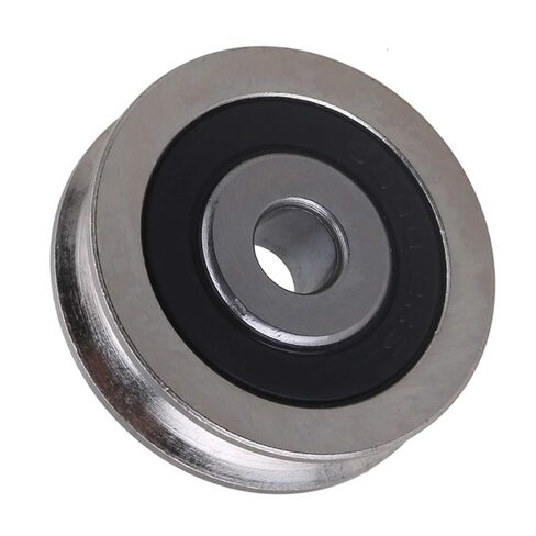 CNBTR 2PCS Bearing Steel Cable Pulley U-Shape Groove Wheel Bearing Pulley 6x30x8mm, Load-Bearing 782LBS for Industry Equipment in Saudi Arabia
