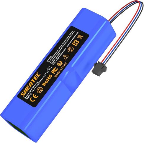 6800mAh Replacement Battery Suitable for Proscenic M7 Pro M8 Pro M7 Max LDS M7 Pro, Compatible with U6 Robot/Lenovo LR1/UONI V980 MAX/UONI V980 Plus/Xiaomi Viomi S9/Xiaomi Viomi D800 Vacuum Cleaner in Saudi Arabia
