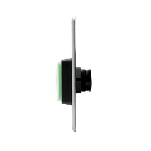 2 Pack Push to Exit Button, Stainless Steel Wall Plate Request to Exit Button with Green LED Square, Indoor Exit Access Control Switch for Door System in Saudi Arabia