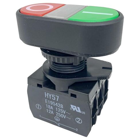 HY57 Illuminated Push Button Switch – 18A/125V 12A/250V SPST E195428 Switch – Compatible with DeWalt, Bosch, Makita Tools – Fixes Power Failure in Drills, Saws & Garden Equipment (1-Pack) in Saudi Arabia