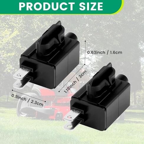 2 حزمة 110-6765 مفتاح أمان الحد لـ Exmark Toro 110-6765 593041 601087 14809 GY20157 721516 K3011-62221 لـ World Lawn Hustler Eopzol John Deere Snapper Kees Kubota in Kuwait