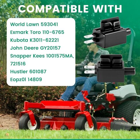 2 حزمة 110-6765 مفتاح أمان الحد لـ Exmark Toro 110-6765 593041 601087 14809 GY20157 721516 K3011-62221 لـ World Lawn Hustler Eopzol John Deere Snapper Kees Kubota in Kuwait