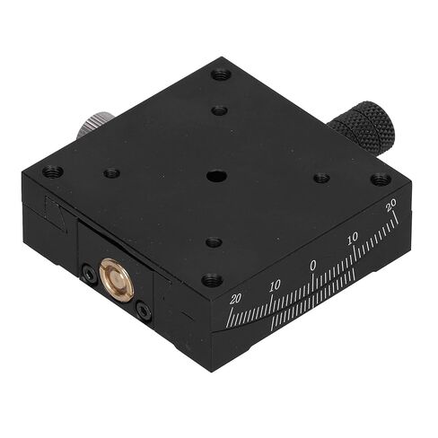 HXV - A60 Manual Linear Stage Goniometer, Dovetail Sliding Table with Turbine Drive, 60x60mm Fine - Tune Platform for Optical and Measuring Equipment in Saudi Arabia