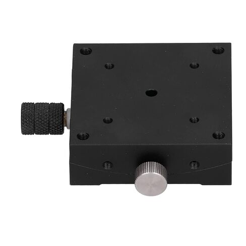 HXV - A60 Manual Linear Stage Goniometer, Dovetail Sliding Table with Turbine Drive, 60x60mm Fine - Tune Platform for Optical and Measuring Equipment in Saudi Arabia