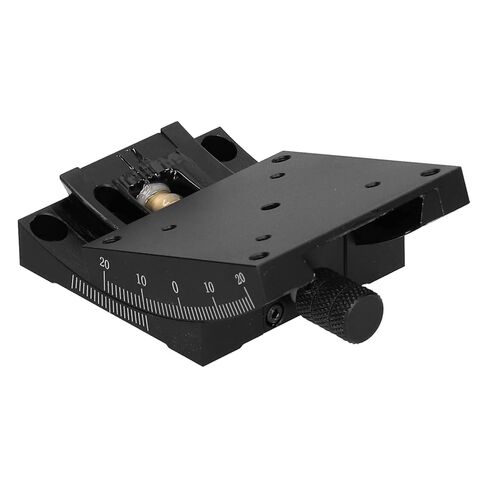 HXV - A60 Manual Linear Stage Goniometer, Dovetail Sliding Table with Turbine Drive, 60x60mm Fine - Tune Platform for Optical and Measuring Equipment in Saudi Arabia