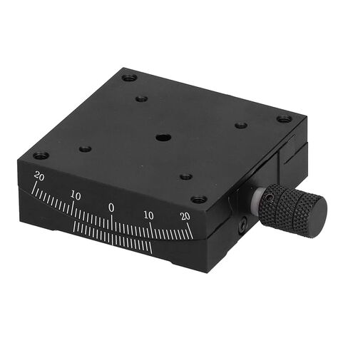 HXV - A60 Manual Linear Stage Goniometer, Dovetail Sliding Table with Turbine Drive, 60x60mm Fine - Tune Platform for Optical and Measuring Equipment in Saudi Arabia