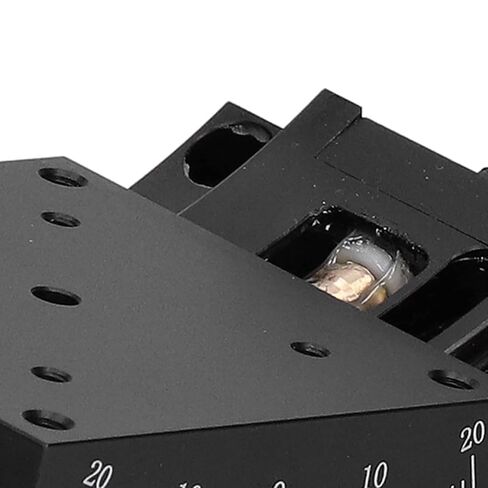 HXV - A60 Manual Linear Stage Goniometer, Dovetail Sliding Table with Turbine Drive, 60x60mm Fine - Tune Platform for Optical and Measuring Equipment in Saudi Arabia