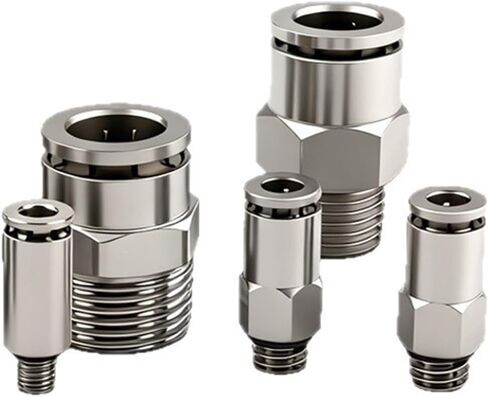 PC Pneumatic Air Pipe Connector PC8-02/POC Straight-Through 1Pcs(Pc6-04(allcopper)) in Saudi Arabia