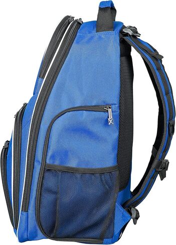 KR Strikeforce Royal Flush Bowling Backpack Black/Royal with Several Pouches for All Your Bowling Accessories and Shoes in Saudi Arabia