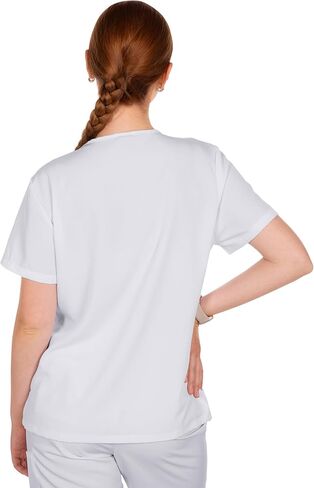 Solid Scrub Sets quick-drying short-sleeve surgical wear for women, workwear for nurses and veterinary clinics. in Saudi Arabia