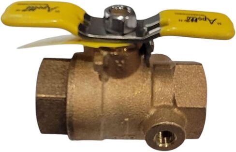 1-inch Ball Valve, Brass Tapped, for PVB4A 91B-105 Pressure Vacuum Breaker for Apollo Combraco in Saudi Arabia