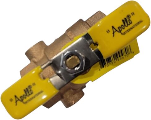 1-inch Ball Valve, Brass Tapped, for PVB4A 91B-105 Pressure Vacuum Breaker for Apollo Combraco in Saudi Arabia