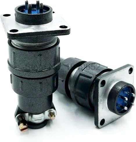 CX16 Connector Screw Circular Connectors 2pin3pin4pin5pin7pin9pin Male & Female Socket 1Pcs(3 Pin) in Saudi Arabia