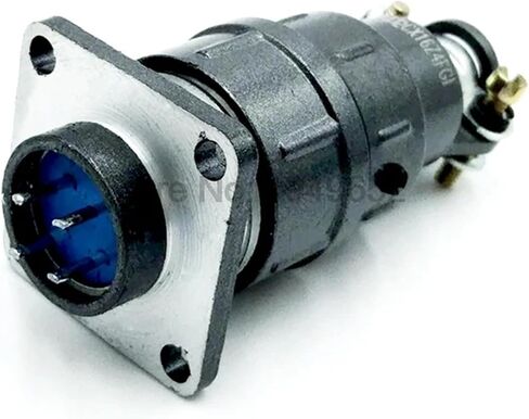 CX16 Connector Screw Circular Connectors 2pin3pin4pin5pin7pin9pin Male & Female Socket 1Pcs(3 Pin) in Saudi Arabia