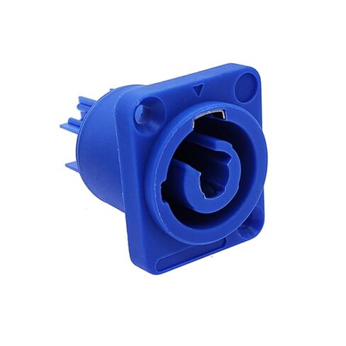 1PC Powercon Connector 3 Pins 20A 250V, Power Speaker Panel Socket Female(Blue) in Saudi Arabia