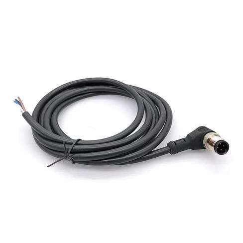 M12 Sensor Connector Cable Male&Female 4 5 8Pin +2m PVC Line A Type Connectors 1Pcs(Straight Male 8p) in Saudi Arabia