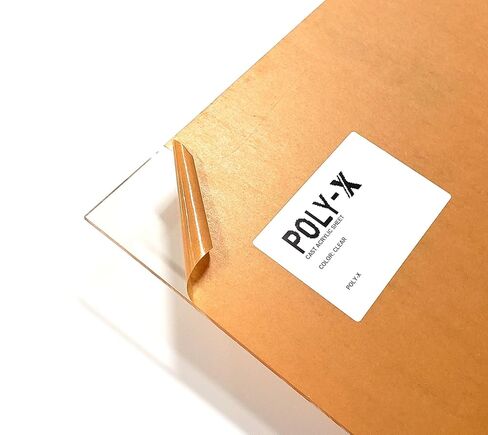 Clear Acrylic Plexiglass Sheet - 1/4" Thick - 24" x 24" in Saudi Arabia
