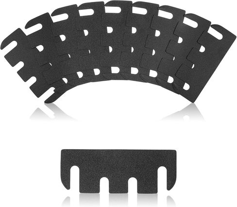 10 Pack Door Hinge Shim, 4 Inch Door Hinge Spacer, PVC Hinges Repair Kit, Adjustable Spacers for Doors Alignment, 0.03 Inch Thickness in Saudi Arabia