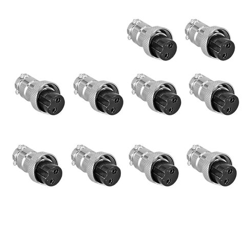 GX16 * 10 قطعة كابل موصل 5/8 بوصة 2-10 دبوس (3PIN plug10PCS) in Saudi Arabia