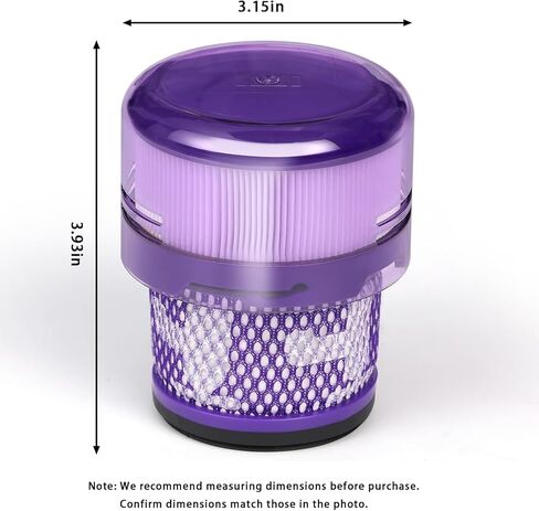 Vacuum Filter Compatible with Dyson SV21 Micro Vacuum Cleaner, HEPA Filter with lid Compatible with Dyson Micro Vacuum Replacement Part in Saudi Arabia