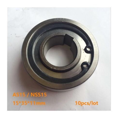 10pcs/lot AS15 NSS15 15 * 35 11mm Backstop One Way Clutch Bearing Roller Type Bearings Freewheel 15×35×11mm in Saudi Arabia