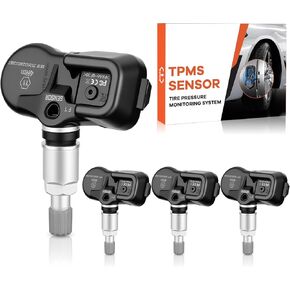 مستشعر TPMS متعدد البروتوكولات مناسب لتويوتا ولكزس، 315 ميجا هرتز / 433 ميجا هرتز - قطعة واحدة، استبدال مراقبة ضغط الإطارات المبرمج مسبقًا لسوبارو BRZ 4Runner Camry Corolla RAV4 Tacoma Tundra RX350 ES350 in Kuwait