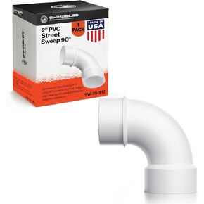 Swimables 2 Inch PVC Sweep 90 - Long Elbow Connector, Schedule 40 10 PVC Sweep 90 Degree Elbow, High-Flow Pipe Elbows Fitting, Compatible with Spa Plumbing & Waterway Installations (10 Packs) in Saudi Arabia
