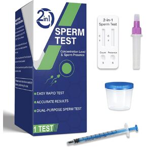 Sperm Check 2-in-1 at-Home Male Fertility Test – Easy One-Step Semen Analysis, Reliable Screening for Conception Readiness & Accurate Concentration Results in Minutes. in Kuwait