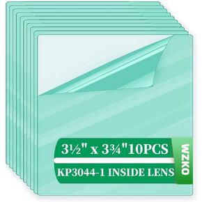 KP3044-1 خوذة لحام داخل عدسة لينكولن الكهربائية فايكنغ غطاء غطاء لحام عدسات شفافة 750S 850S 3350 KP3044-1 KP2898-1 3½ "x3¾" (10 قطع) in Kuwait
