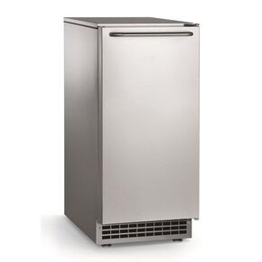 Scotsman CU50 64 Pound Stainless Steel Under the Counter Indoor Outdoor Commercial Cube Ice Maker Machine with Ice Scoop and Water Sensor in Kuwait