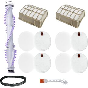 2 HEPA & 4 Felt Foam Filter Kits & 1 Roller Brush & 1 Belt For Shark Navigator Professional Vacuum NV60, NV70, NV71, NV80, NVC80C, NV90, NV95, UV420 in Saudi Arabia