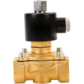 3/8 Inch Brass Normally Open Water Solenoid Valve 220V 24V 12V 110V 380V 1Pcs(G_110VAC) in Saudi Arabia