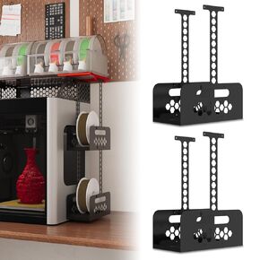 AMS Storage Holder, Can Accommodate 2 AMS/AMS 2 pro, Expandable Honeycomb Design, Space Saving, Compatible with Bambu Lab P1P/P1S/X1C/X1E 3D Printers in Kuwait