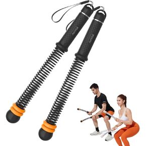 2026 Adjustable Cordless Battle Ropes for Home Gym - Heavy Duty Portable Ropeless Training Rope with Variable Resistance, Low-Impact Workout Equipment for Men and Women,Black in Saudi Arabia