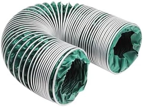 Heavy-Duty Heat & Flame Resistant Flexible Air Duct Hose, Triple-Proof for Dryer Vent, Range Hood, Bathroom Exhaust, 16.5cm Diameter x 300cm Length (6.5in x 118.1in) in Saudi Arabia