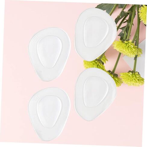 Ipetboom 2 Pairs Thicken Half Pads Transparent Non Slip Forefoot Cushions for High Heeled Shoes Comfortable Insoles for Women for Preventing Slippage and Foot in Saudi Arabia