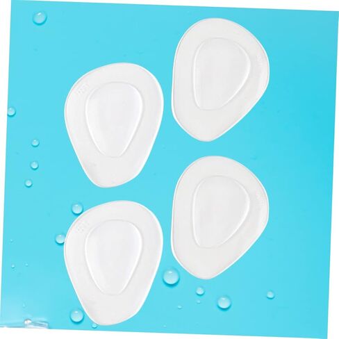 Ipetboom 2 Pairs Thicken Half Pads Transparent Non Slip Forefoot Cushions for High Heeled Shoes Comfortable Insoles for Women for Preventing Slippage and Foot in Saudi Arabia