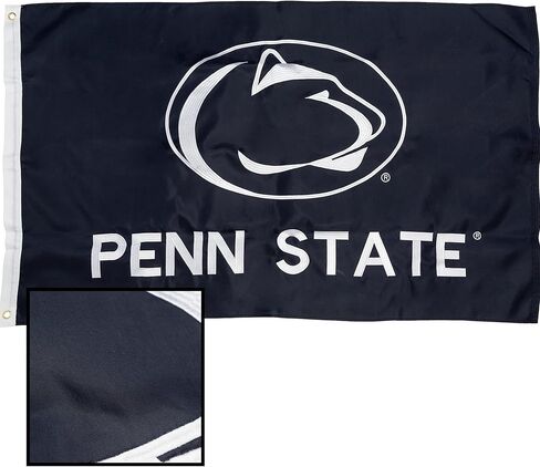 Desert Cactus Penn State Flag – 3x5 Ft Embroidered Nylon Banner for Indoor/Outdoor Use, Nittany Lions Design, for Events and Home Décor (Embroidered B) in Saudi Arabia