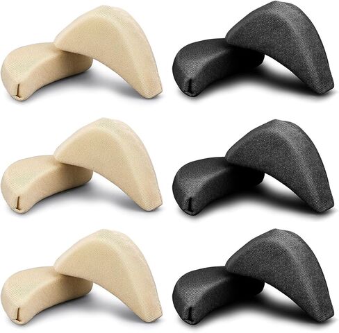 6 Pairs Soft Sponge Breathable Toe Filler Inserts Adjustable Shoe Filler Unisex Shoe Too Big Inserts Reusable Big Toe Plug Foot Brace Shoes Pad Fit Foam Cushion for High Heel Casual Sports Boot Women in Saudi Arabia