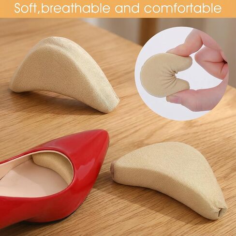 6 Pairs Soft Sponge Breathable Toe Filler Inserts Adjustable Shoe Filler Unisex Shoe Too Big Inserts Reusable Big Toe Plug Foot Brace Shoes Pad Fit Foam Cushion for High Heel Casual Sports Boot Women in Saudi Arabia