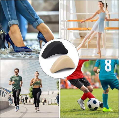 6 Pairs Soft Sponge Breathable Toe Filler Inserts Adjustable Shoe Filler Unisex Shoe Too Big Inserts Reusable Big Toe Plug Foot Brace Shoes Pad Fit Foam Cushion for High Heel Casual Sports Boot Women in Saudi Arabia