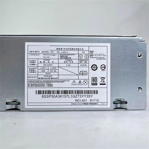 1pc Power Supply PSU for 510S M4000S M4000q M420 6+4+8Pin 450W High Power PA-1450-1 in Saudi Arabia