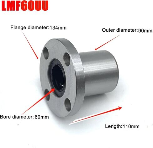 LMF60UU LMF60 رمح محامل البطانة الخطية in Saudi Arabia