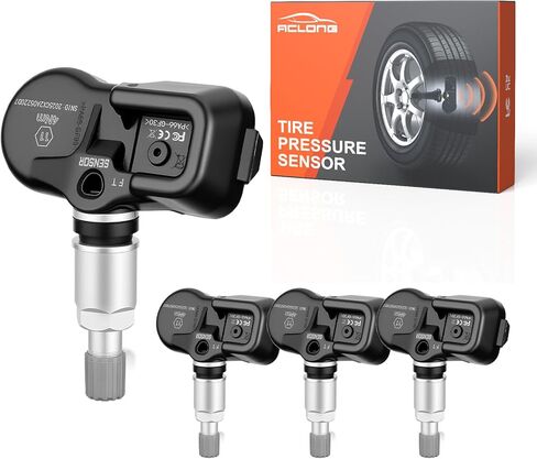 مستشعر TPMS متعدد البروتوكولات مناسب لتويوتا ولكزس، 315 ميجا هرتز / 433 ميجا هرتز - قطعة واحدة، استبدال مراقبة ضغط الإطارات المبرمج مسبقًا لسوبارو BRZ 4Runner Camry Corolla RAV4 Tacoma Tundra RX350 ES350 in Kuwait