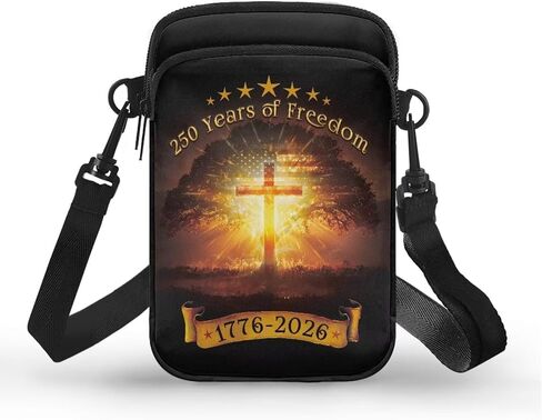 WELLFLYHOM Mini Crossbody Bag Phone Purses Wallet for Women Canvas Messenger Pouch in Saudi Arabia
