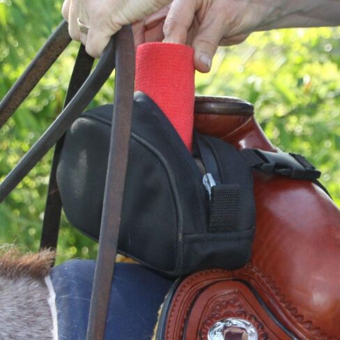Dura-Tech Western Saddle Pommel Bag | Secure & Handy Storage for Trail Rides | Waterproof | Durable 1680D Polyester | Fits Horse Saddle in Saudi Arabia